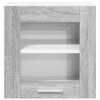 vidaXL Viseča omarica Siva Sonoma 40 x 31 x 40 cm Konstruiran les