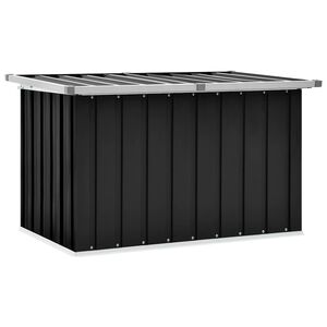 vidaXL Vrtna &scaron;katla za shranjevanje antracitna 109x67x65 cm
