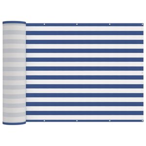 vidaXL Zaslon za zasebnost na balkonu 180 x 800 cm Blago s PU prevleko