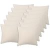 vidaXL Prevleka za blazino 12 kos HEERLEN Krem 45 x 45 cm Boucl&eacute;