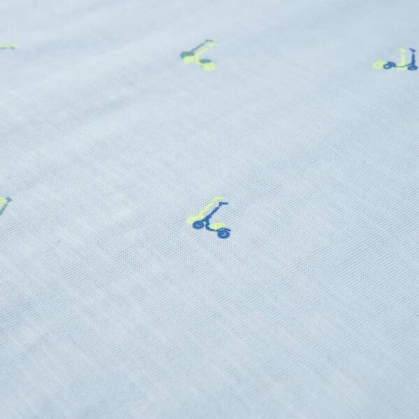 Otroška majica s kratkimi rokavi svetlo modra 116