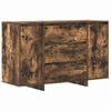 vidaXL Strani &scaron;al Dimljeni oreh 120 x 41 x 75 cm Inženirski les