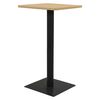 vidaXL Bistro miza barva hrasta 60x60x107 cm