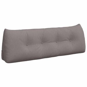vidaXL Poglavni vzglavnik Taupe 140 x 24 x 50 cm blago