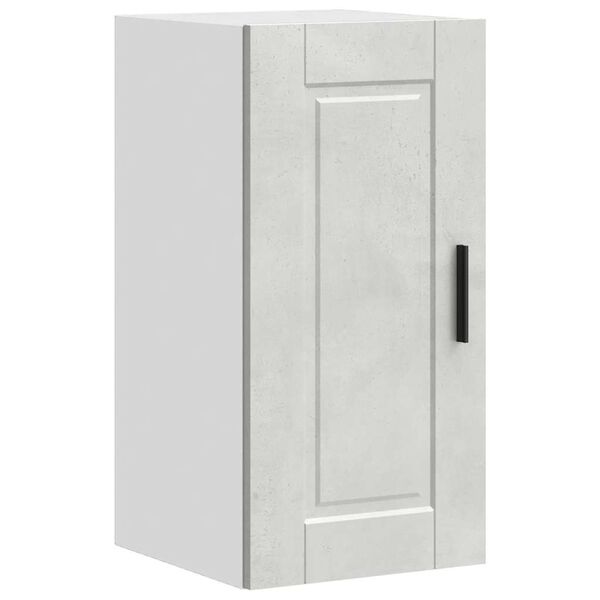 vidaXL Kuhinjska stenska omarica Porto betonsko siv inženirski les