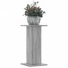 vidaXL Stojalo za rastline 2 kosa siva sonoma 30x30x60 cm inž. les