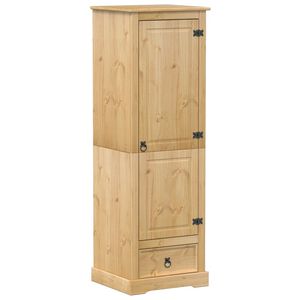 vidaXL Garderobna omara Corona 55x50x170 cm trdna borovina