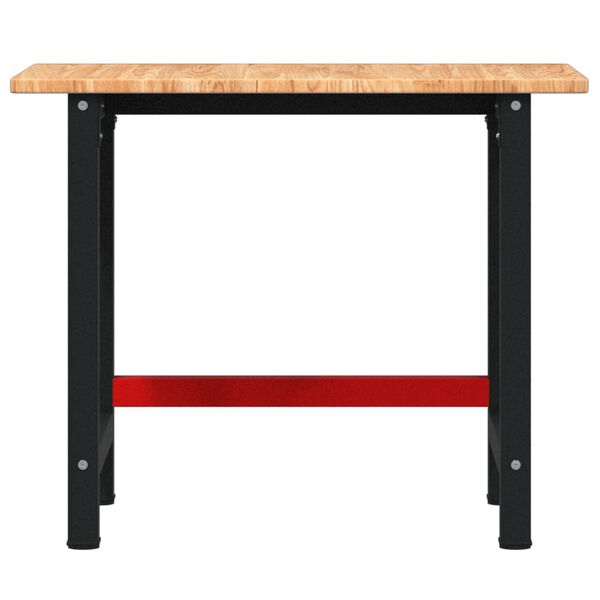 vidaXL Delovna miza svetlo rjava 100x60x81,5 cm hrastovina pravokotna