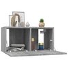 vidaXL Viseča TV omarica siva sonoma 60x30x30 cm inženirski les