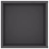 vidaXL Stenska TV omarica siva 102x35x35 cm iverna plošča
