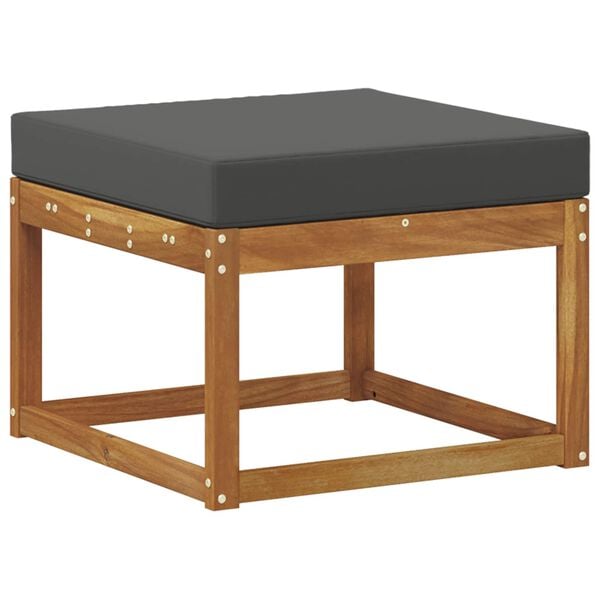 vidaXL Zunanja garnitura za sedenje 5 pcs Naravna in antracitna