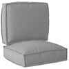 vidaXL Set blazin za palete Oxford tkanina Siva 50 x 50 x 12 cm