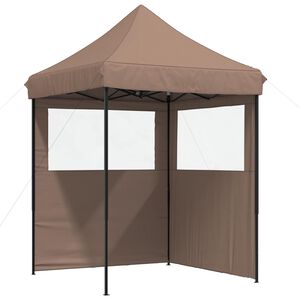 vidaXL Zabavni &scaron;otor 200 x 200 x 306 cm Rjava Oxford tkanina