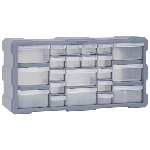 vidaXL Organizator z 22 predali 49x16x25,5 cm
