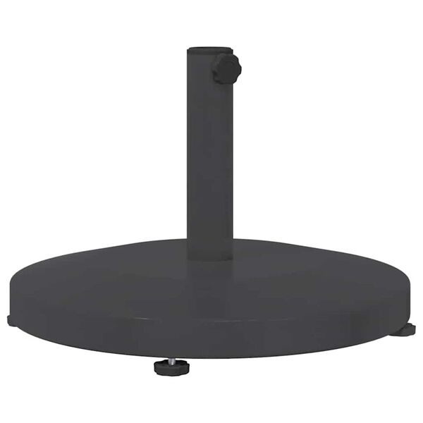 vidaXL Podstavek za senčnik Temno siva 48 x 48 x 32 cm