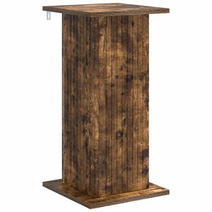 vidaXL Stojalo za rastline Dimljen hrast 30,5 x 30 x 60,5 cm