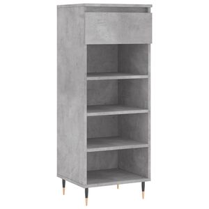vidaXL Omarica za čevlje betonsko siva 40x36x105 cm inženirski les