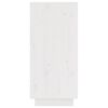 vidaXL Komoda 2 kosa bela 31,5x34x75 cm trdna borovina