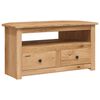 vidaXL Kotna TV omarica 93x49x49 cm trdna borovina Panama Range