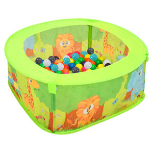 vidaXL Bazen s 300 žogicami otro&scaron;ki 75x75x32 cm
