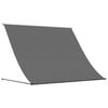 vidaXL Zložljiva tenda antracit 250x150 cm tkanina in jeklo