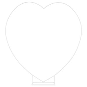 vidaXL Poroka Arch Bela 195 x 35 x 211 cm Jeklo