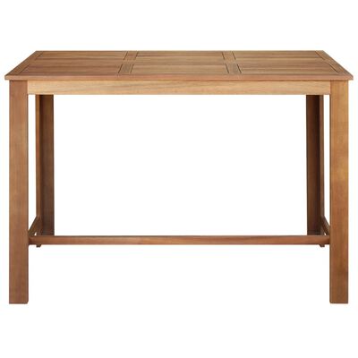 vidaXL Barska miza iz trdnega akacijevega lesa 150x70x105 cm