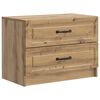 vidaXL Nočna omarica Artisan hrast 62 x 34,5 x 44,5 cm Inženirski les