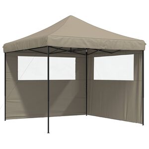 vidaXL Zabavni &scaron;otor 292 x 292 x 315 cm Taupe Oxford tkanina