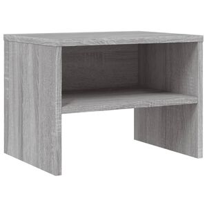 vidaXL Nočna omarica siva sonoma 40x30x30 cm inženirski les