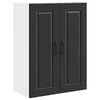 vidaXL Omarica na steni PORTO Črna 60 x 31 x 80 cm Inženirski les