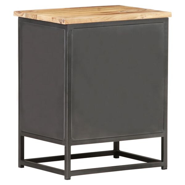 vidaXL Nočna omarica 40x30x50 cm trden akacijev les