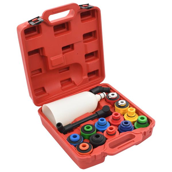 vidaXL 15-delni komplet za polnjenje motornega olja