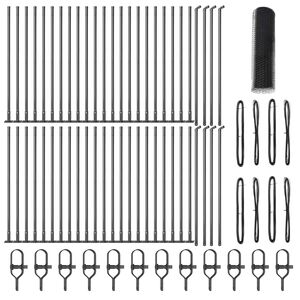 vidaXL Steber ograje. Siva