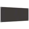 vidaXL Zaščita za kuhinjo 2 pcs Temno siva 120 x 50 cm kaljeno steklo