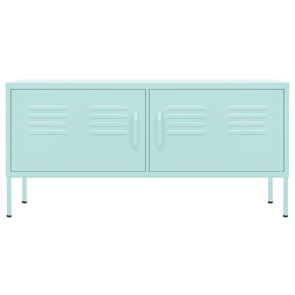 vidaXL TV omarica mint zelena 105x35x50 cm jeklo