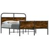 vidaXL Posteljni okvir brez vzmetnice 120x200 cm sonoma hrast inž. les