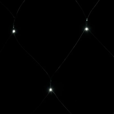 vidaXL Novoletna svetlobna mreža hladno bela 3x3 m 306 LED lučk