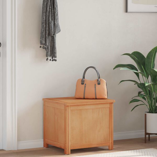 vidaXL Shranjevalna &scaron;katla s shranjevanjem Naravna 50 x 45 x 45 cm