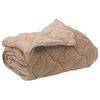 vidaXL Poletna odeja 200 x 220 cm Poletje Taupe Zračno