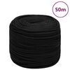 vidaXL Delovna vrv bela 6 mm 50 m poliester