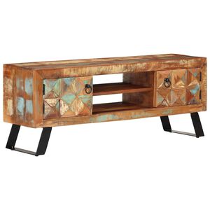 vidaXL TV omarica 112x30x45 cm trden predelan les