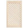 vidaXL Vrata za omarico z mrežico 2 kosa 39,5x69 cm trdna borovina