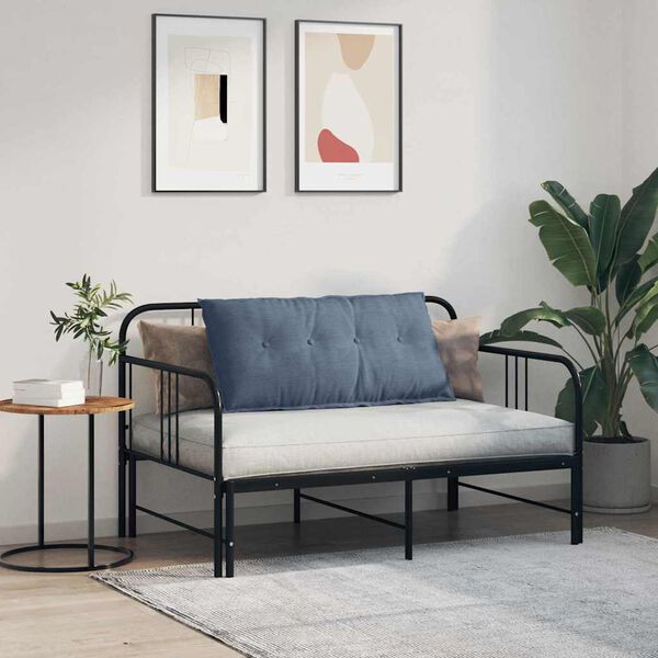 vidaXL Poglavni vzglavnik Modra 100 x 50 cm Žametna tkanina