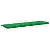 vidaXL Blazina za klop SOEST 100% poliester Zelena 150 x 40 x 5 cm