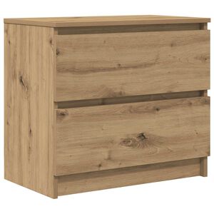 vidaXL TV omarica artisan hrast 60x35x54 cm inženirski les
