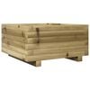 vidaXL Vrtno cvetlično korito 50x50x26,5 cm impregnirana borovina
