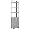 vidaXL Knjigovni omar 6 ravni 40 x 24 x 161 cm Inženirski les