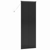 vidaXL Venecijanske žaluzije Črna 220 x 80 cm Aluminij
