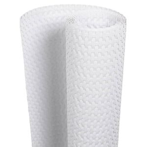 vidaXL Balkonsko platno 10 kosov belo 255x19 cm poli ratan